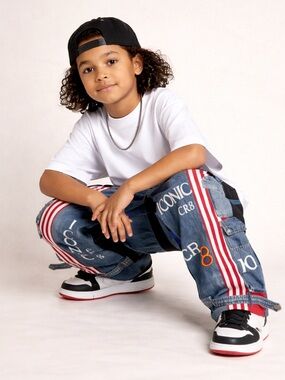 Iconic CR8 limited edition denim sweat Jogger’s